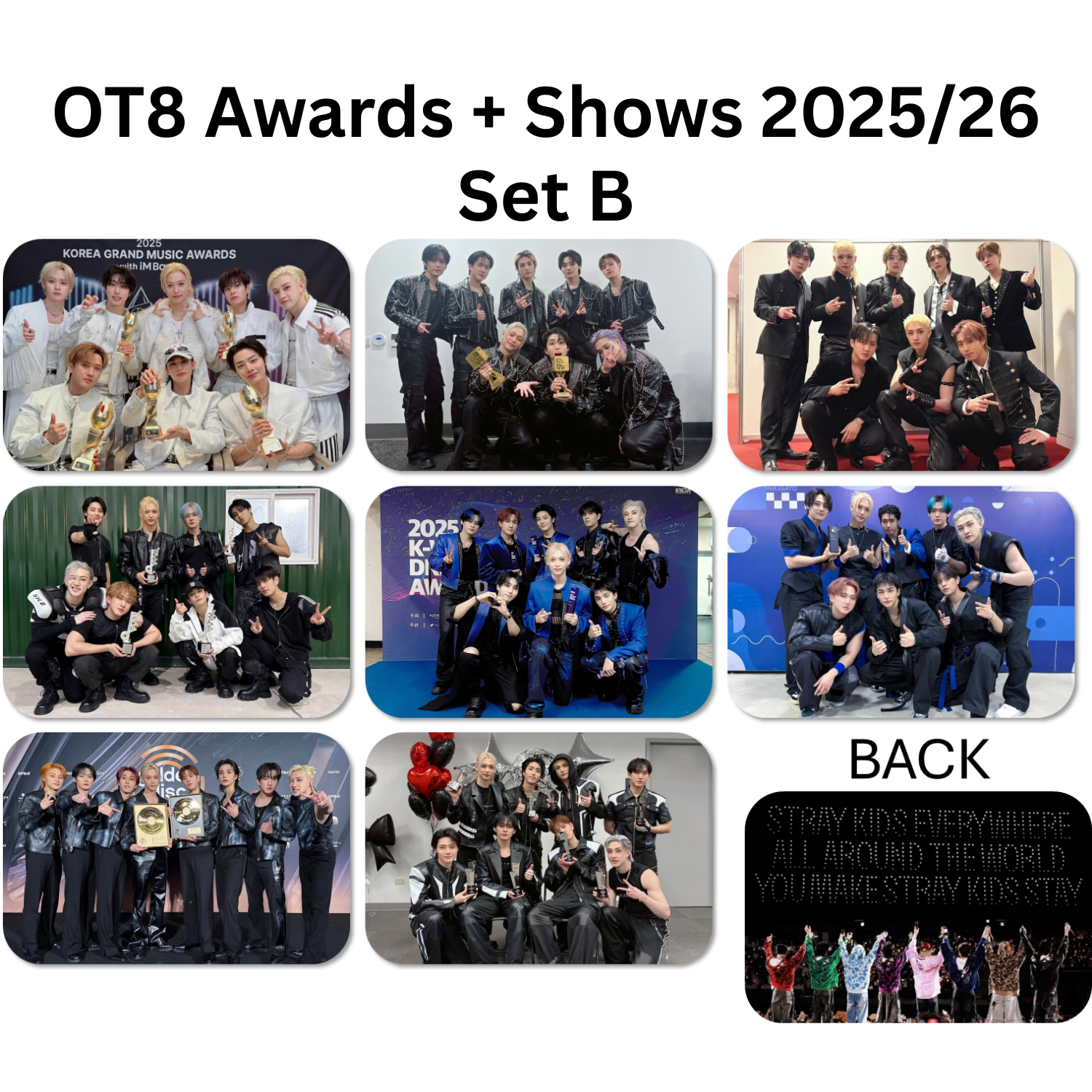 Stray Kids OT8 LOMO PCs